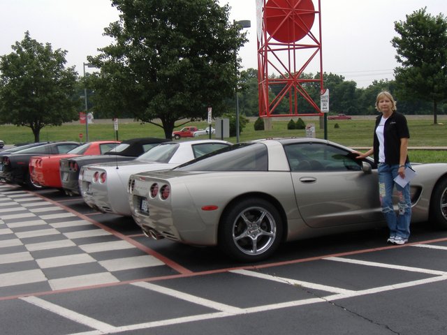 Dena and our Vette